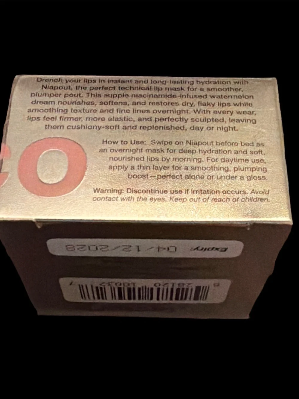 NWT Toy Factory Niapout Serum Lip Mask Watermelon Whip